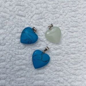 Heart pendants